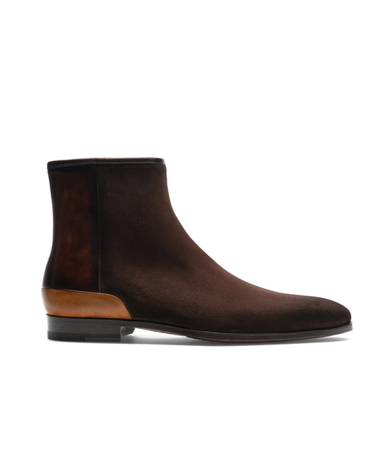 BROWN SUEDE FENLAND SLIP ON CHELSEA BOOTS - CHELSEA BOOTS