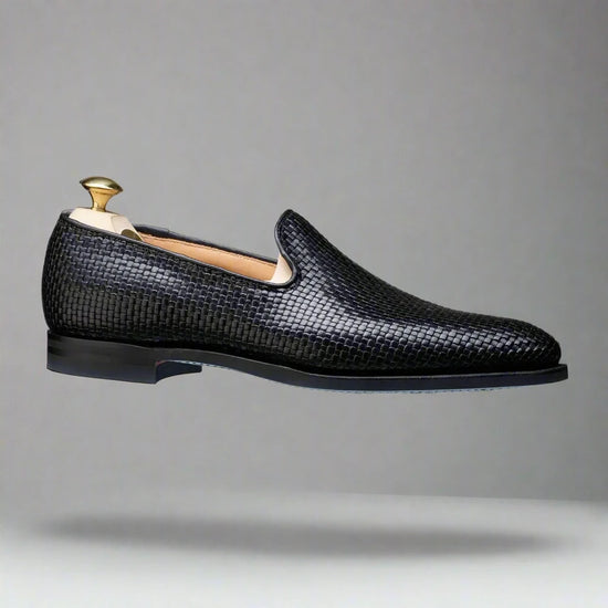 Black Leather Bexley Loafers - Loafers Shoes