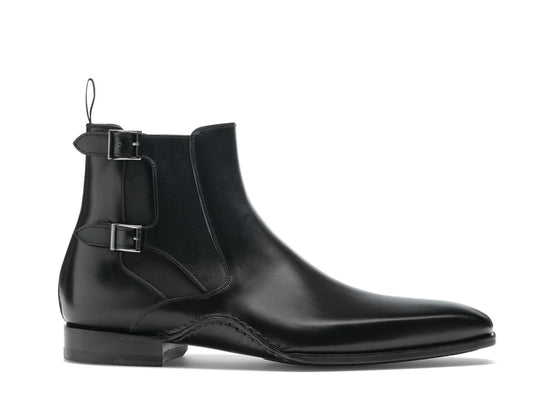 Black Leather Dubbow Chelsea Boots - Chelsea Boots