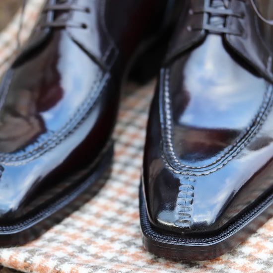 Black Leather Teruel Derby Shoes - Formal Shoes