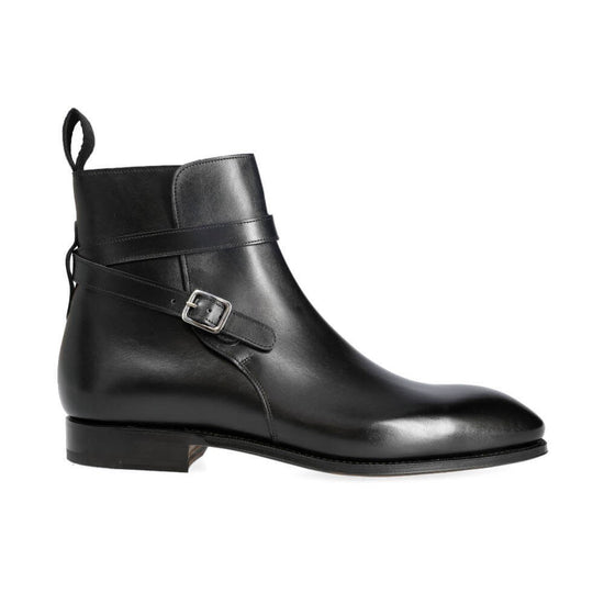 Black Leather Valladolid Slip On Jodhpur Boots - Jodhpur Boots