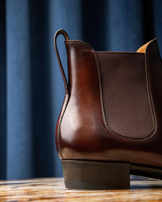 Brown Leather Belgrave Slip-On Chelsea Boots - Boots