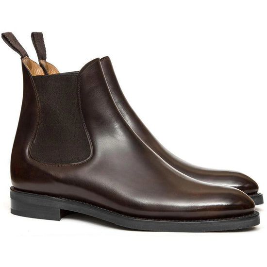 Brown Leather Fenland Slip On Chelsea Boots - Chelsea Boots