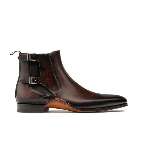 Brown Leather Forster Boots Shoes - Chelsea Boots