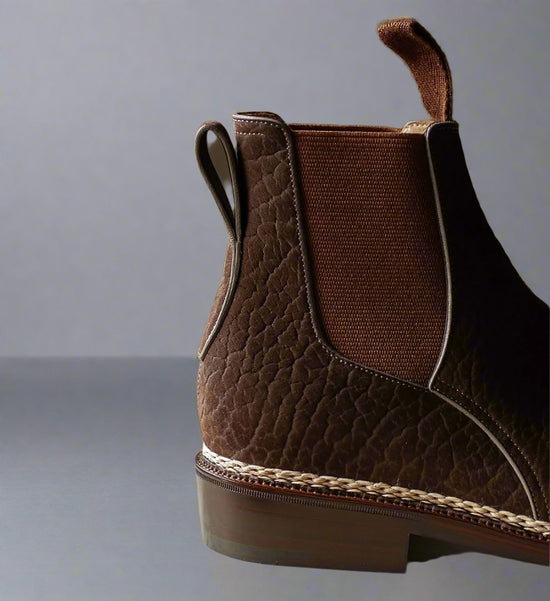 Brown Leather Gabrovo Flawless Elegant Tye Chelsea Boots - Boots