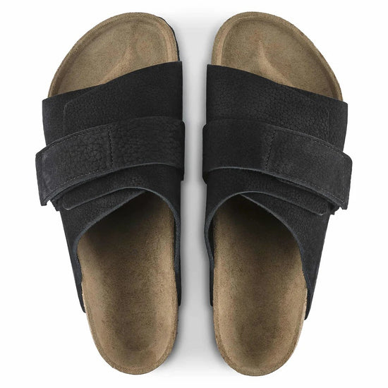 Classic Black Leather Clog Ease Comfort Slippers - Slippers