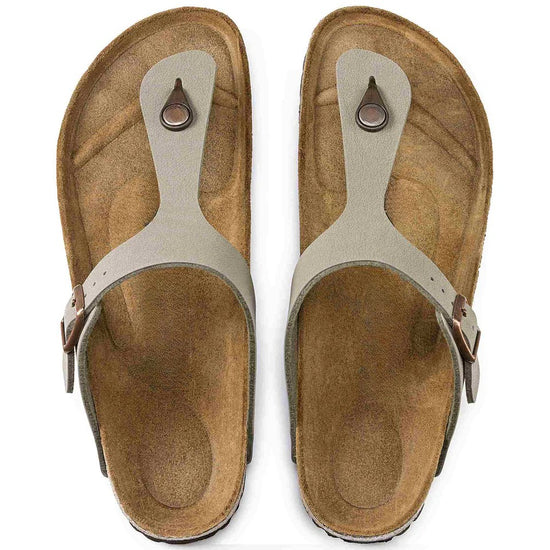 Classic Grey Leather Ease Comfort Slippers - Slippers