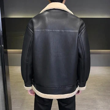 Classic Vintage Black Leather Jacket - Leather Jackets