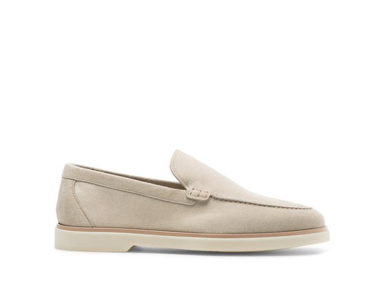 Italian Cream Suede Libraria Loafers - Loafers shoes