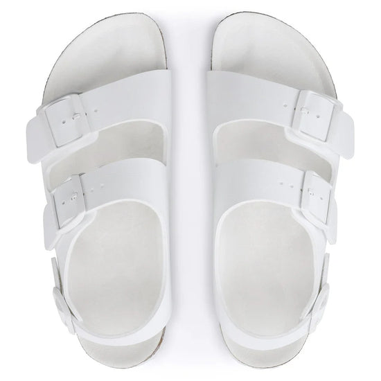 New Addition White Pearl Leather Ease Comfort Slippers - Slippers