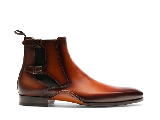 Tan Brown Leather Forster Boots Shoes - Chelsea Boots