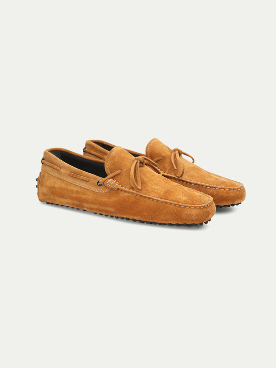 Tan Suede Ophelia Driving Loafers - Loafers Shoes