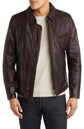 Waxy Leather Mechanics Jacket - Leather Jackets