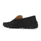 Black Suede Alcalde Penny Driving Loafers - Loafers shoes