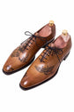 Tan Leather Special Skeleton Edition Wholecut  Shoes - Formal Shoes
