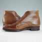 Tan Leather Burgos Monk Strap Boots - Monk Boots