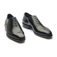 Black Leather Woodford Balmoral Toe Cap Oxfords - Formal Shoes