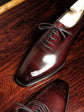 BURGUNDY LEATHER MODENA BROGUE WHOLECUT OXFORD SHOE - FORMAL SHOES