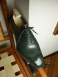 GREEN LEATHER MODENA BROGUE WINGTIP OXFORD SHOE-FORMAL SHOES