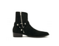 Black Suede Ravien Harness Chelsea Boots - Boots