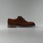 Brown Suede Leather Round Toe Derby Formal Shoes - Formal Shoes