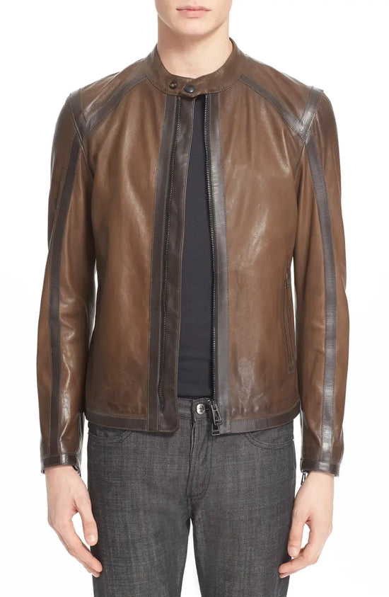 'Lymington' Leather Moto Jacket - Leather Jackets