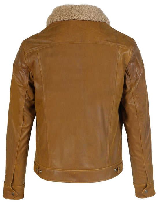 Tan Leather Winter Ready Jacket  - Leather Jacket