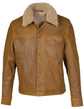 Tan Leather Winter Ready Jacket  - Leather Jacket