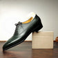 GREEN LEATHER MODENA BROGUE WINGTIP OXFORD SHOE-FORMAL SHOES