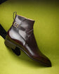 Chocolate Brown Leather Alvor Slip On Jodhpur Boots - Boots