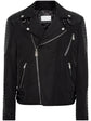 Armand Black Suede And Leather Biker Jacket