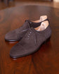 BROWN SUEDE LEATHER MODENA TOE CAP OXFORD SHOE - FORMAL SHOES