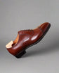 BURGUNDY LEATHER MODENA BROGUE TOE CAP OXFORD SHOE-FORMAL SHOES