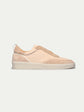 Beige Leather and Suede Astrid Lace Up Sneakers - Sneakers