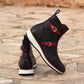 Black Crocodile Print Italian Leather Campinas Slip On Zipper Boots With Sneakers Sole - Alligator Print - Boots