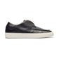 Black Italian Leather Athena City Half Boots - Sneaker Shoes
