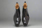 Black Italian Leather Toe Cap Side-Zip Ankle Boots - Chelsea Boots