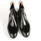 Black Leather Fenland Slip On Chelsea Boots