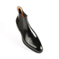 Black Leather Fenland Slip On Chelsea Boots