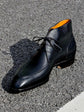 Black Leather Gabrovo Chukka Lace Up Boots - Chukka Boots