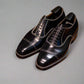 Black Leather Isolde Brogue Parisian Oxfords - Formal Shoes