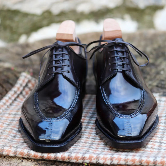 Black Leather Teruel Derby Shoes - Formal Shoes