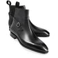 Black Leather Valladolid Slip On Jodhpur Boots - Jodhpur Boots