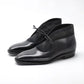 Black Leather and Suede Vermient Lace Up Boots - Boots