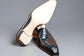 Blue Croc Leather Bespoke Hunter lbiza Slip On Cross Component Loafers - Loafers Shoes