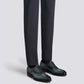 Blue Leather Woodford Balmoral Toe Cap Oxfords - Formal Shoes