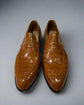 Brown Alligator Italian Leather Loafers Shoes - Formal shoes - Loafers Shoes
