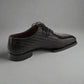 Black Braided Leather Brogue Oxfords - Formal Shoes