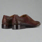 Brown Braided Leather Brogue Oxfords - Formal Shoes