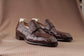 Brown Braided Leather Special Edition Midara Loafers - Loafers Shoes